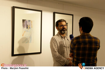 افتتاحییه نمایشگاه آثار طراحی و نقاشی حبیب الله صادقی 23 فروردین 1404