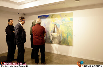 افتتاحییه نمایشگاه آثار طراحی و نقاشی حبیب الله صادقی 23 فروردین 1404
