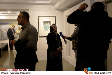 افتتاحییه نمایشگاه آثار طراحی و نقاشی حبیب الله صادقی 23 فروردین 1404