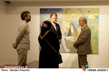 افتتاحییه نمایشگاه آثار طراحی و نقاشی حبیب الله صادقی 23 فروردین 1404