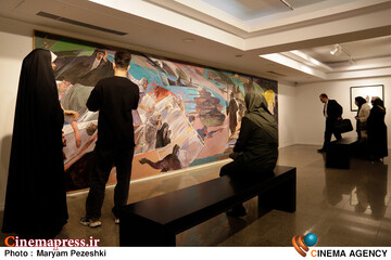 افتتاحییه نمایشگاه آثار طراحی و نقاشی حبیب الله صادقی 23 فروردین 1404