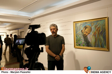 افتتاحییه نمایشگاه آثار طراحی و نقاشی حبیب الله صادقی 23 فروردین 1404