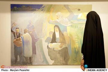 افتتاحییه نمایشگاه آثار طراحی و نقاشی حبیب الله صادقی 23 فروردین 1404