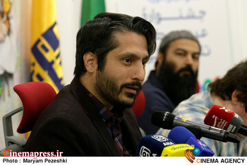 سومین نشست خبری نمایش عروسک تلویزیونی عروسک خونه 27 اردیبهشت 1404؛ محمد صادق باطنی