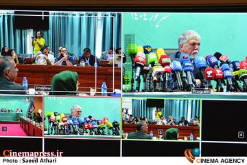 نشست خبری سید عباس صالحی وزیر فرهنگ و ارشاد اسلامی