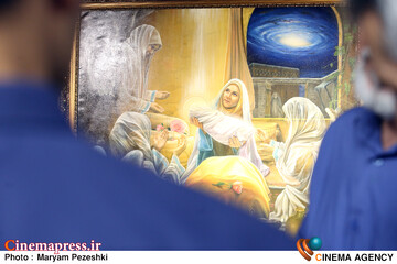 آیین رونمایی از تابلوی نقاشی با عنوان خیر البشر 18 شهریور 1404