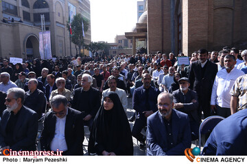 مراسم بدرقه هنرمند متعهد و مردمی محمد کاسبی 22 مهر 1404