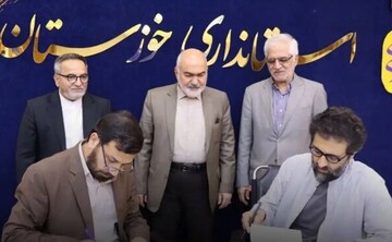 نشست استاندار خوزستان و رییس انجمن سینمای جوانان ایران