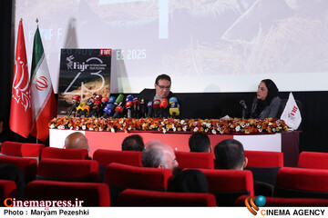 نشست خبری 43 امین جشنواره جهانی فیلم فجر 1 آذر 1404