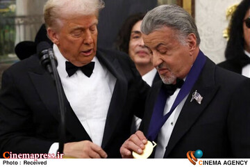 «سیلوستر استالونه» از «دونالد ترامپ» مدال گرفت