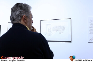 افتتاحییه گالری نقاشی کارتونی محمد حسین نیرومند 26 آذر 1404