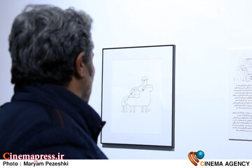 افتتاحییه گالری نقاشی کارتونی محمد حسین نیرومند 26 آذر 1404