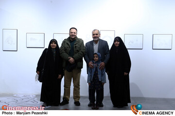 افتتاحییه گالری نقاشی کارتونی محمد حسین نیرومند 26 آذر 1404