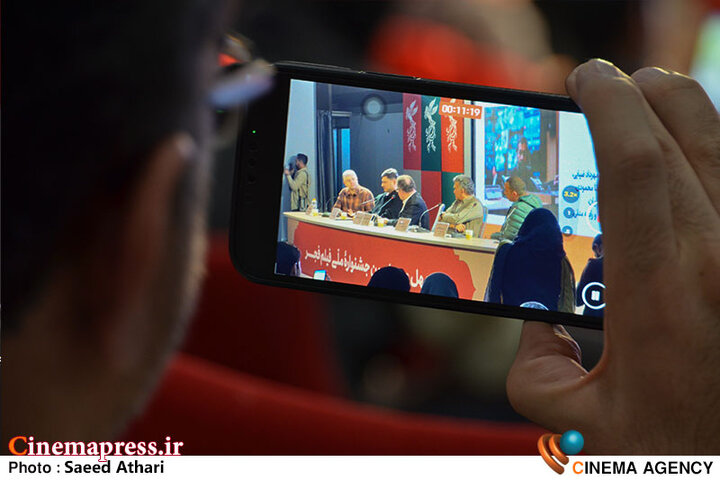عکس/ نشست خبری فیلم سینمایی «غبار میمون»