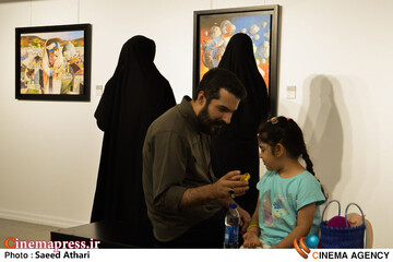 افتتاحیه نمایشگاه نقاشی سرزمین زخمی