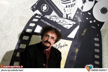 حسین لیالستانی در غرفه خبرگزاری سینمای ایران در جشنواره فجر